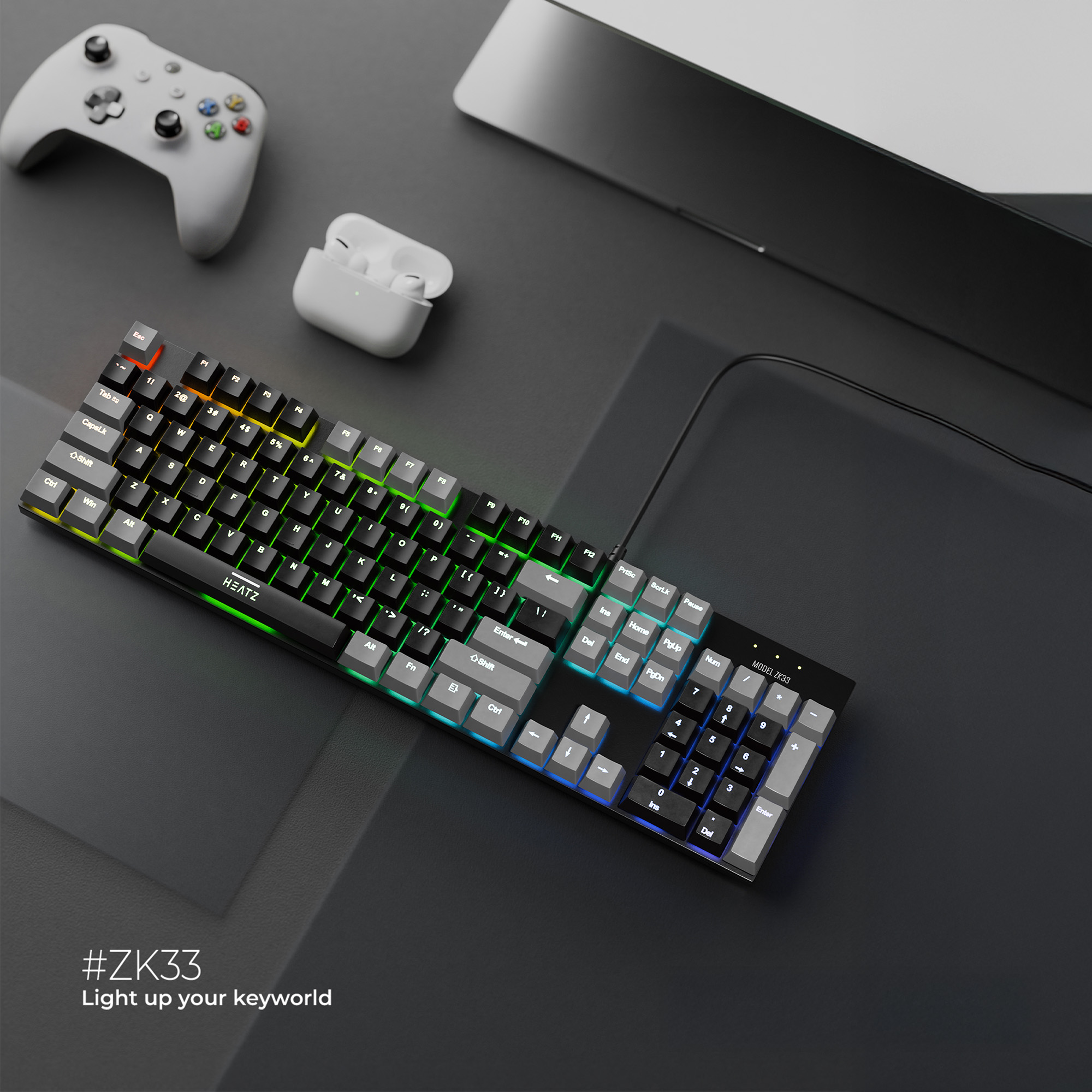 ZK33 Mechanical Gaming Keyboard – Feel Every Move